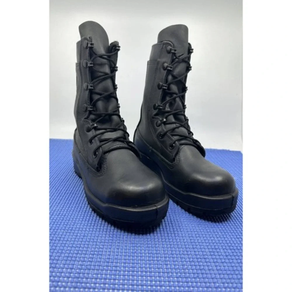 Belleville F360ST Combat Boots Mens 4‎ Black Excellent Steel Toe Vibram Tactical